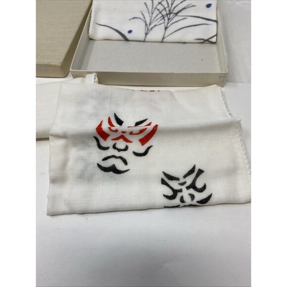 VTG Gift Set of 5 Japanese Cotton Terry Multi-Purpose Tenugui Towels - Picture 4 of 7